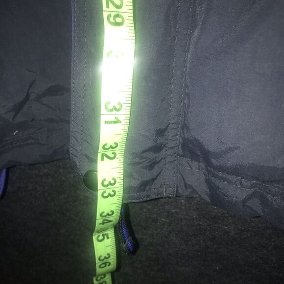 LL BEAN Softshell Raincoat Parka Jacket Men's XL Regular Black Blue‎ 100% Nylon - Picture 9 of 9